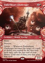 Emberheart Challenger (BLB-315) - rare: (Showcase) (Borderless) - Foil