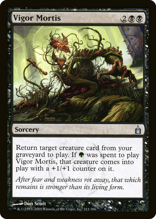 Vigor Mortis (RAV-111) - uncommon - Foil
