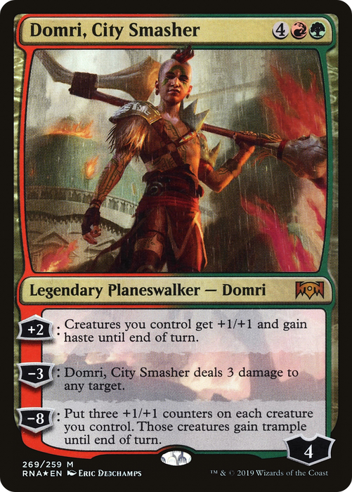 Domri, City Smasher (RNA-269) - mythic - Foil