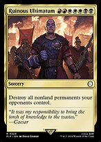 Ruinous Ultimatum (PIP-220) - rare - Foil