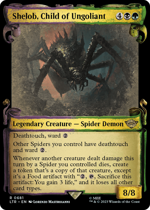Shelob, Child of Ungoliant (LTR-681) - rare: (Showcase)