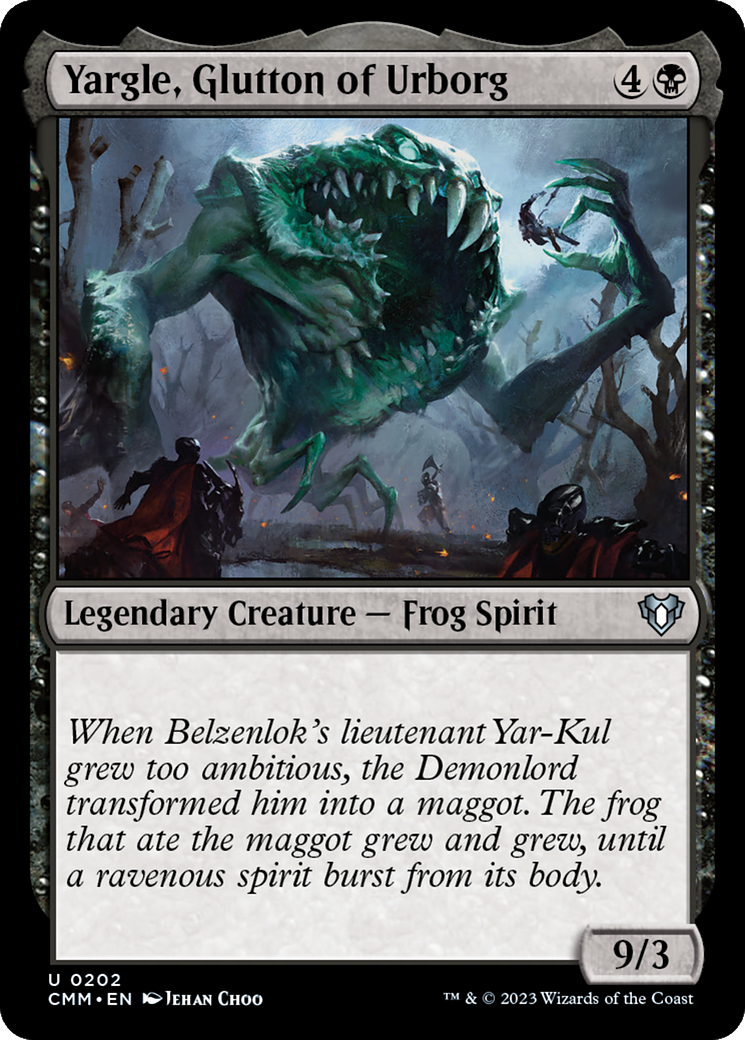 Yargle, Glutton of Urborg (CMM-202) - uncommon - Foil