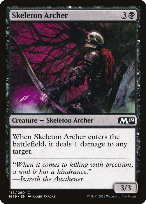 Skeleton Archer (M19-118) - common - Foil