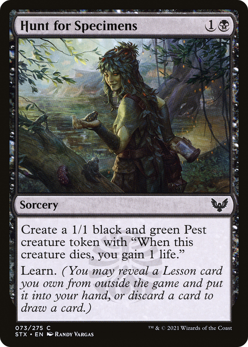 Hunt for Specimens (STX-073) - common