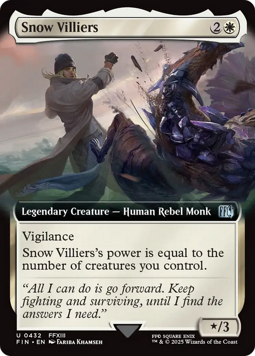 Snow Villiers (Extended Art) (FIN-432) - uncommon - Foil