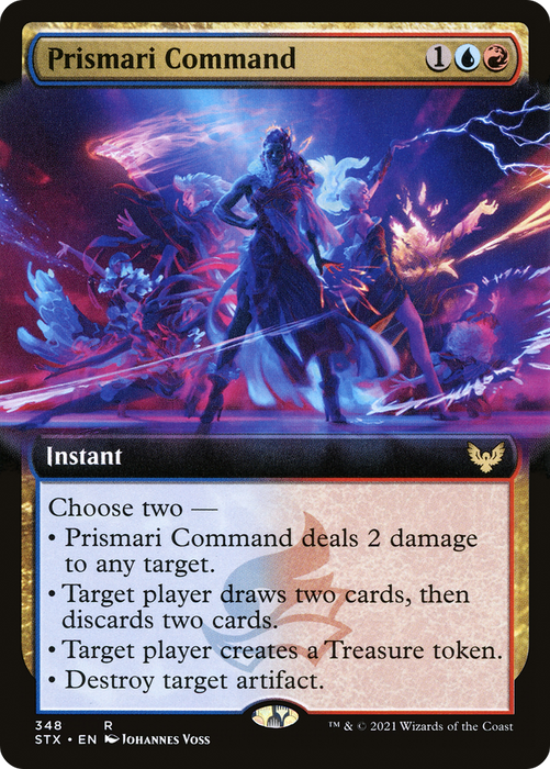 Prismari Command (STX-348) - rare: (Extended Art)