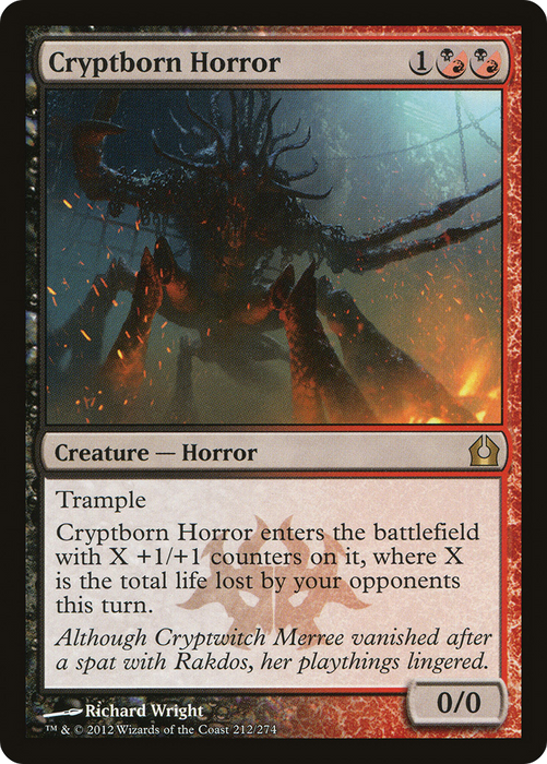 Cryptborn Horror (RTR-212) - rare