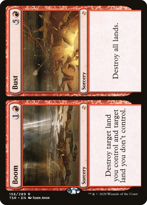 Boom // Bust (TSR-156) - rare - Foil