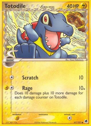 Totodile (Delta Species) (067/101) - DF  - Common