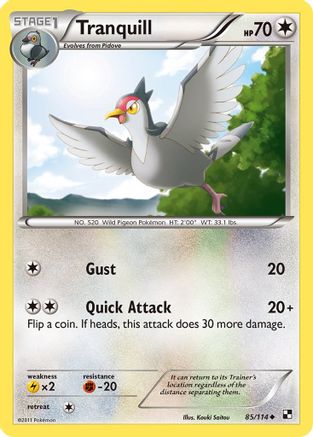 Tranquill (085) - BAW  - Uncommon