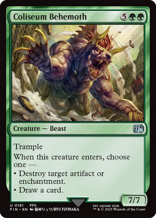 Coliseum Behemoth (FIN-181) - uncommon