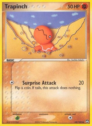 Trapinch (068/108) - PK  - Common - Reverse Holofoil