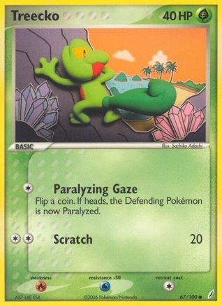 Treecko (067/100) - CG  - Common