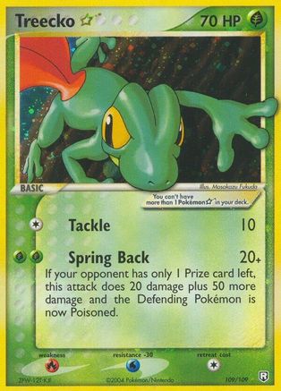 Treecko Star (109) - TRR  - Ultra Rare - Holofoil