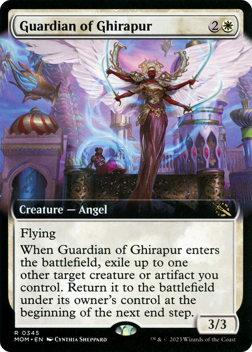 Guardian of Ghirapur (MOM-345) - rare: (Extended Art) - Foil