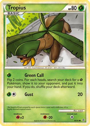 Tropius (066) - U  - Common