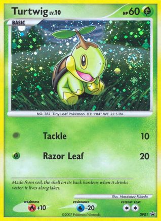 Turtwig (DP01) - DAPP  - Promo - Holofoil