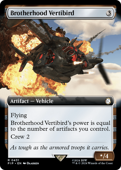 Brotherhood Vertibird (PIP-431) - rare: (Extended Art) - Foil