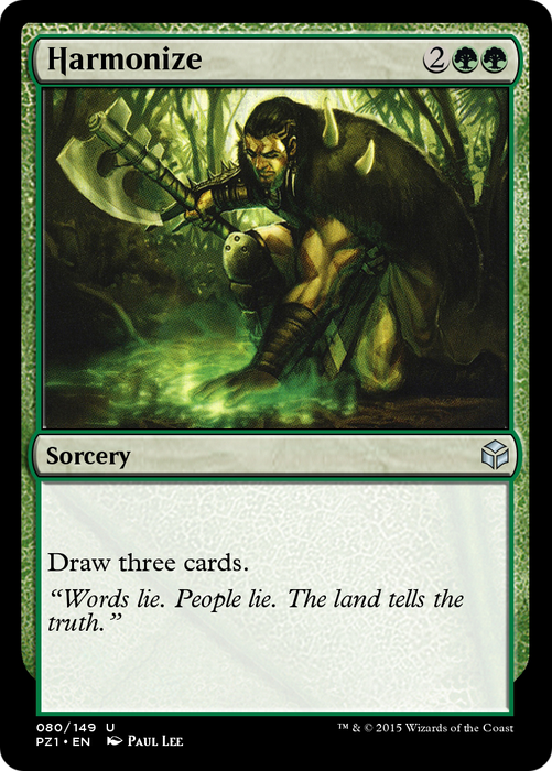 Harmonize (PZ1-080) - uncommon - Foil