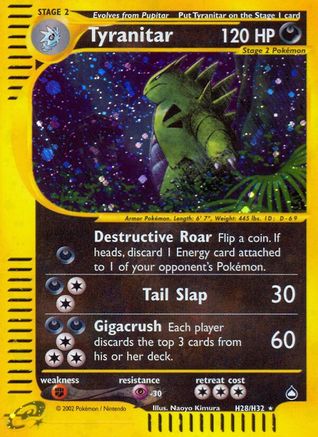 Tyranitar (H28) (H28) - A  - Holo Rare - Holofoil
