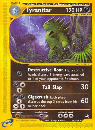 Tyranitar (040) - A  - Rare
