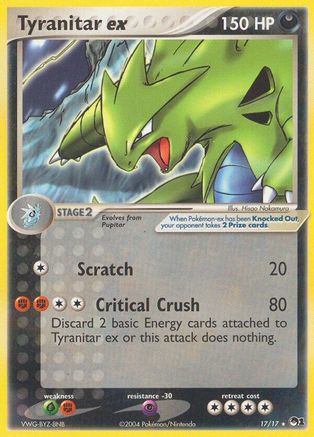 Tyranitar ex (Holo) (017) - PS1  - Ultra Rare - Holofoil