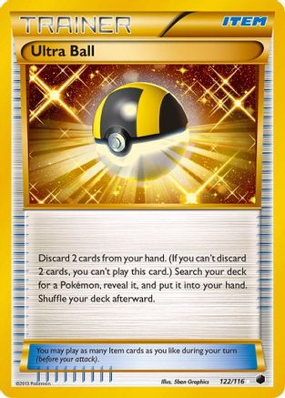 Ultra Ball (122) - PF  - Secret Rare - Holofoil