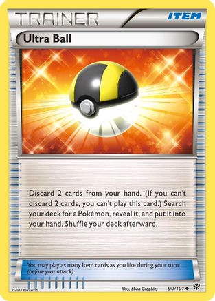 Ultra Ball (090/101) - PB  - Uncommon - Reverse Holofoil