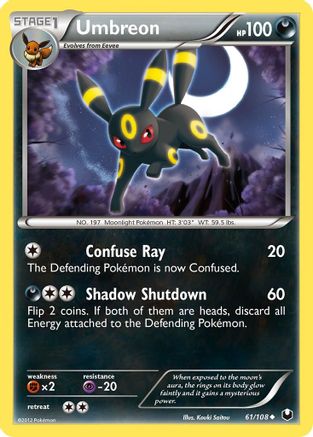 Umbreon (61) (061/108) - DE  - Uncommon - Reverse Holofoil