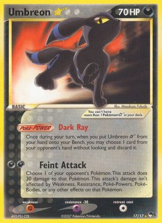 Umbreon Star (017) - PS5  - Ultra Rare