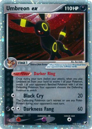 Umbreon ex (112) - UF  - Ultra Rare - Holofoil