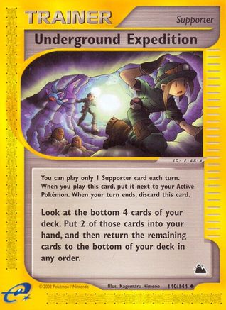 Underground Expedition (140) - S  - Uncommon - Reverse Holofoil