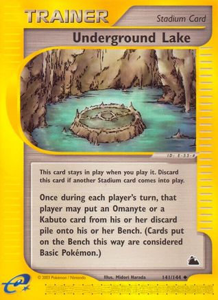 Underground Lake (141) - S  - Uncommon - Reverse Holofoil