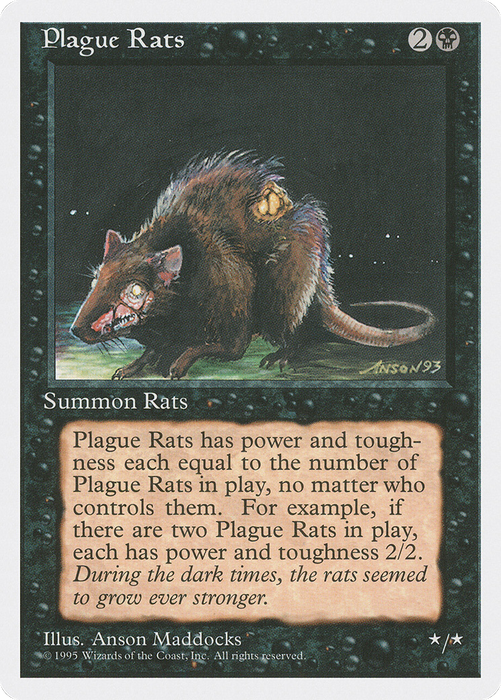 Plague Rats (4ED-154) - common