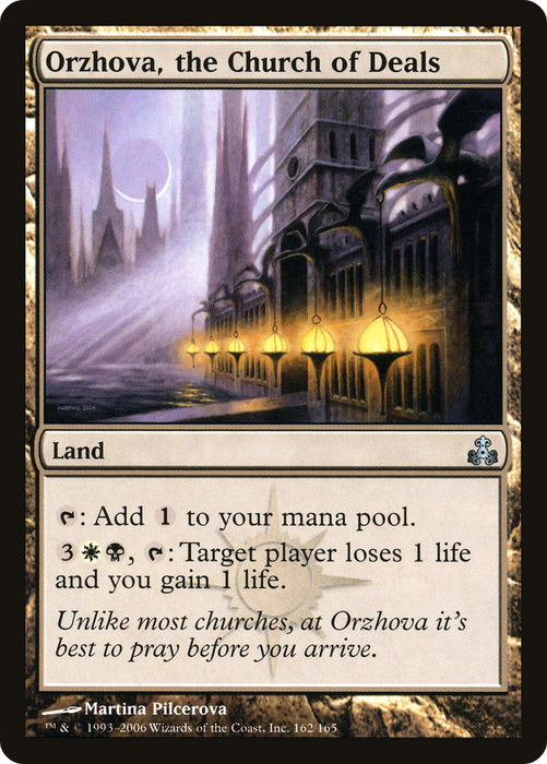 Orzhova, the Church of Deals (GPT-162) - uncommon - Foil