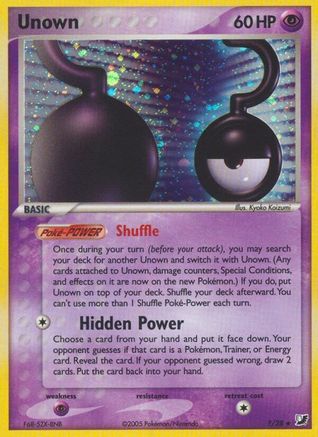 Unown (?) (00?) - UF  - Holo Rare - Holofoil