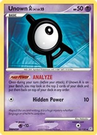 Unown [A] (065/130) - DAP  - Uncommon