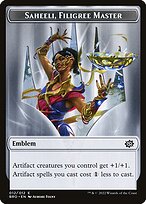 Saheeli, Filigree Master Emblem (TBRO-012) - common - Foil