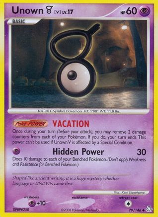 Unown (V) (079) - LA  - Uncommon