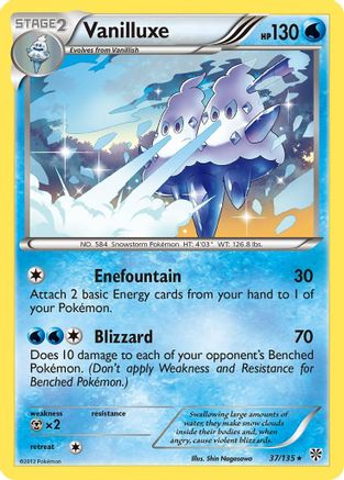 Vanilluxe (037) - PS  - Rare - Reverse Holofoil