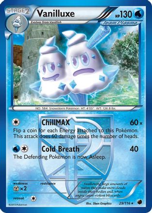 Vanilluxe (Team Plasma) (029) - PF  - Rare