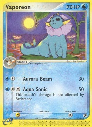 Vaporeon (025/100) - S  - Rare