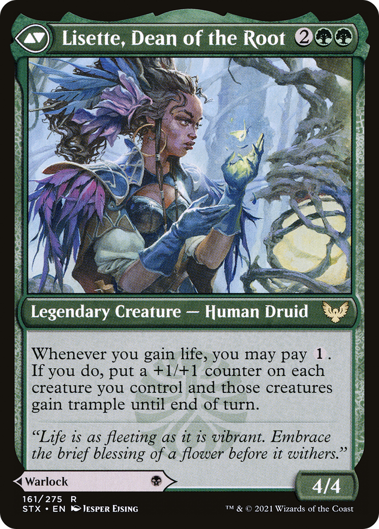 Valentin, Dean of the Vein // Lisette, Dean of the Root (LIST-STX-161) - rare