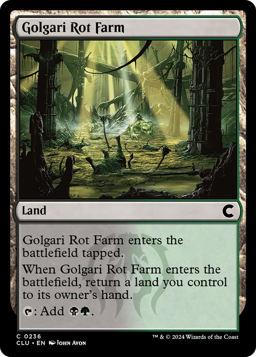 Golgari Rot Farm (CLU-236) - common