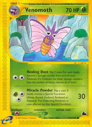 Venomoth (111) - S  - Common - Reverse Holofoil