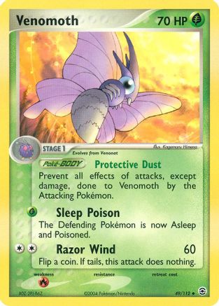 Venomoth (049) - FL  - Uncommon