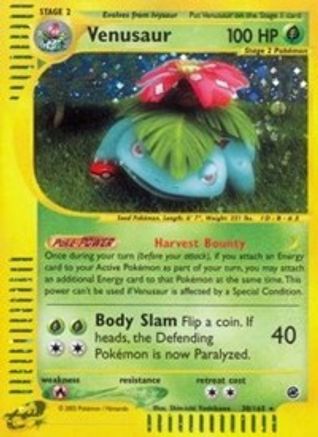 Venusaur (30) (030) - E  - Holo Rare - Holofoil