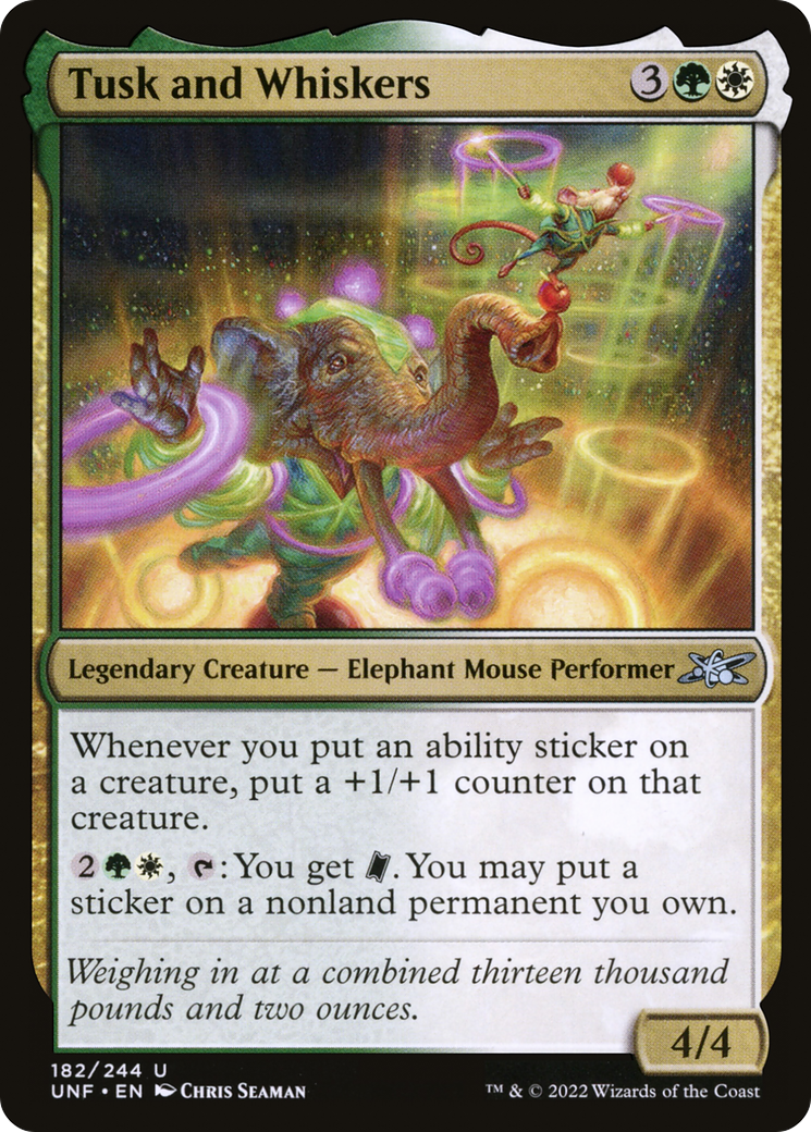 Tusk and Whiskers (UNF-182) - uncommon - Foil