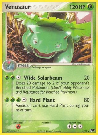 Venusaur (006/017) - PS2  - Rare - Holofoil