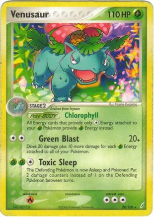 Venusaur (028/100) - CG  - Rare - Reverse Holofoil